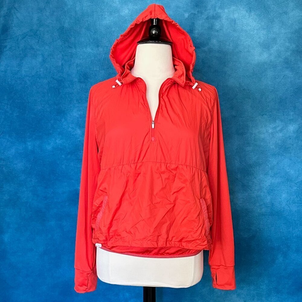 Avia Orange Hooded Lined Running Jacket, Women's XL